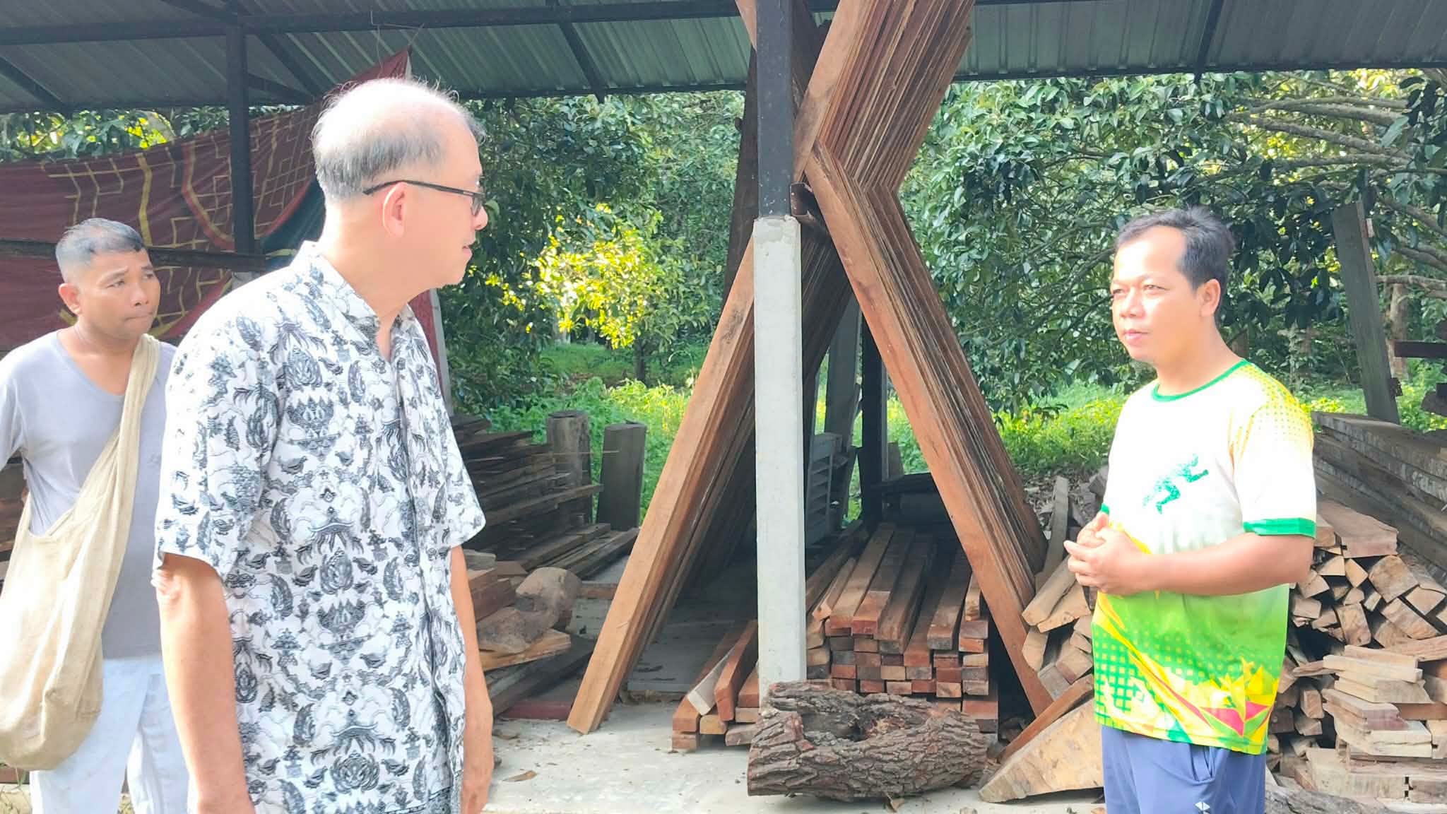 20261001_9 มะฮอกกานี พะยุง หยี ... ที่รอแปรรูป  Mahogany Payung Hyee ... TimberPrecessing